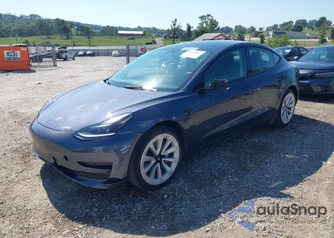 2023 Tesla Model 3 Rear-Wheel Drive from USA, damaged, VIN 5YJ3E1EAXPF437313